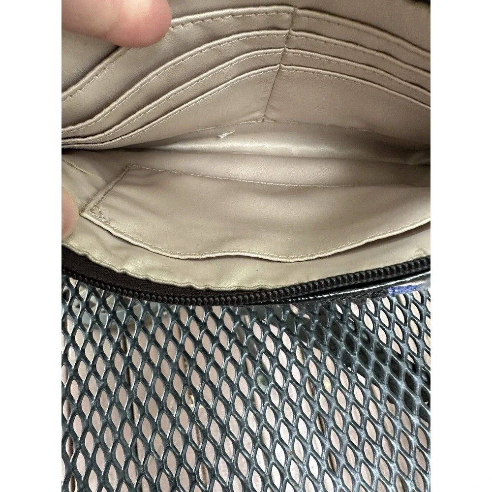 COACH BLUE & BLACK DOT LARGE TOP-ZIPPER Large‎ Wrislet